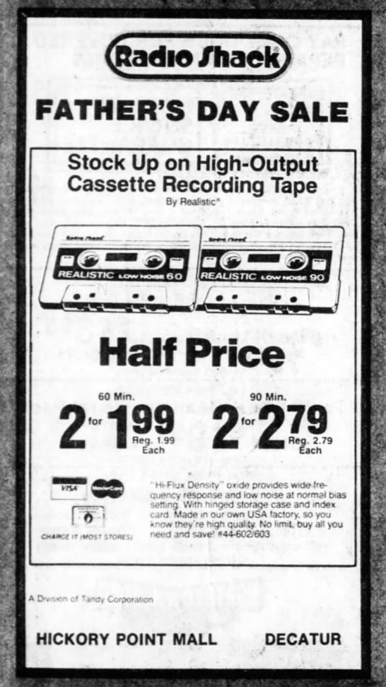 Radio Shack Father's Day Sale